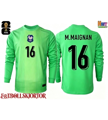 Frankrike Mike Maignan #16 Målvakt Bortatröja VM 2026 Långärmad